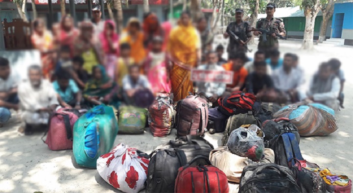 ভারতে-পাচার-নারী-শিশু-Transfer of 18 women and children to Benapole in India