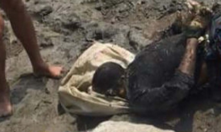 মরদেহ-উদ্ধার-The body of an unidentified youth was recovered from the Bishkhali river