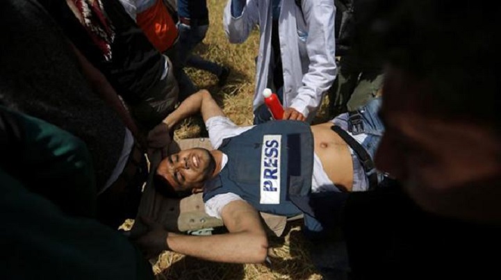সাংবাদিক-নিহত-Palestinian journalist killed in Israeli military firing